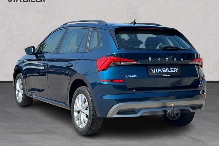 Blå Skoda Kamiq fra 2021