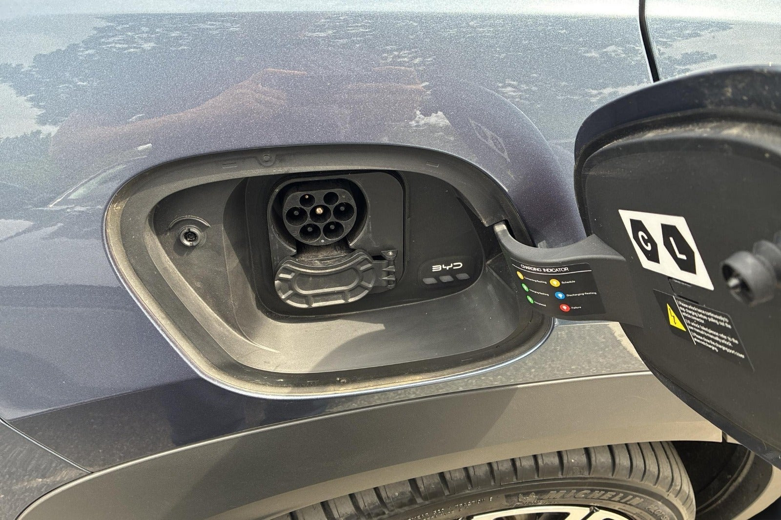 Blå BYD Sealion 7 fra 2024