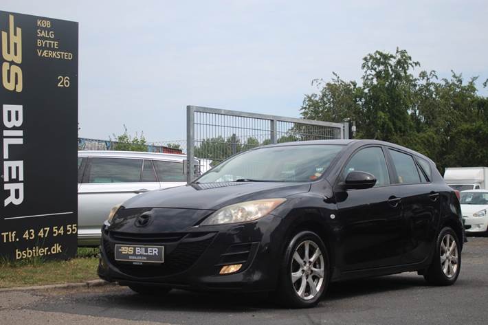 Sort Mazda 3 fra 2010