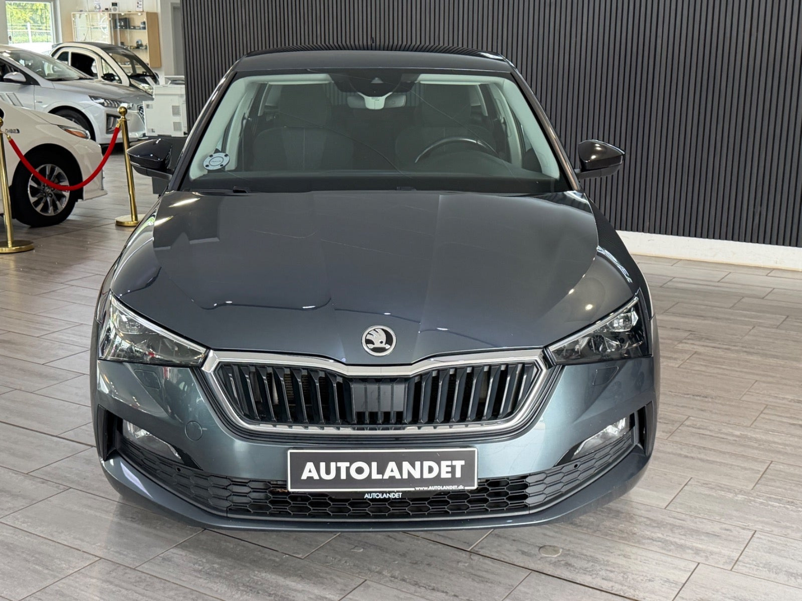 Grå Skoda Scala fra 2020