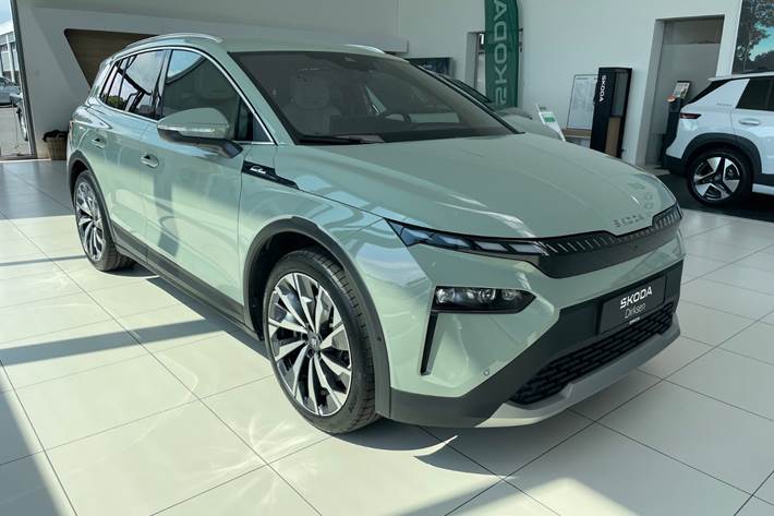 Grøn Skoda Elroq fra 2026