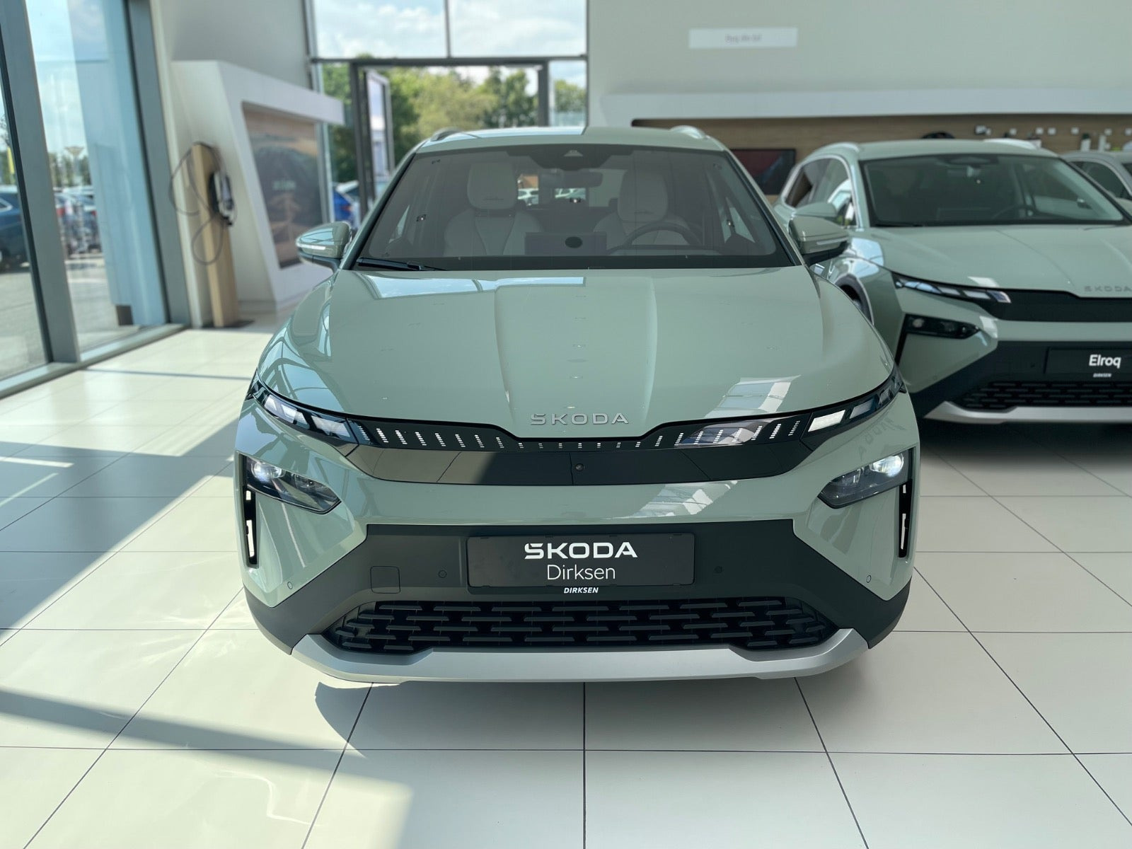 Grøn Skoda Elroq fra 2026
