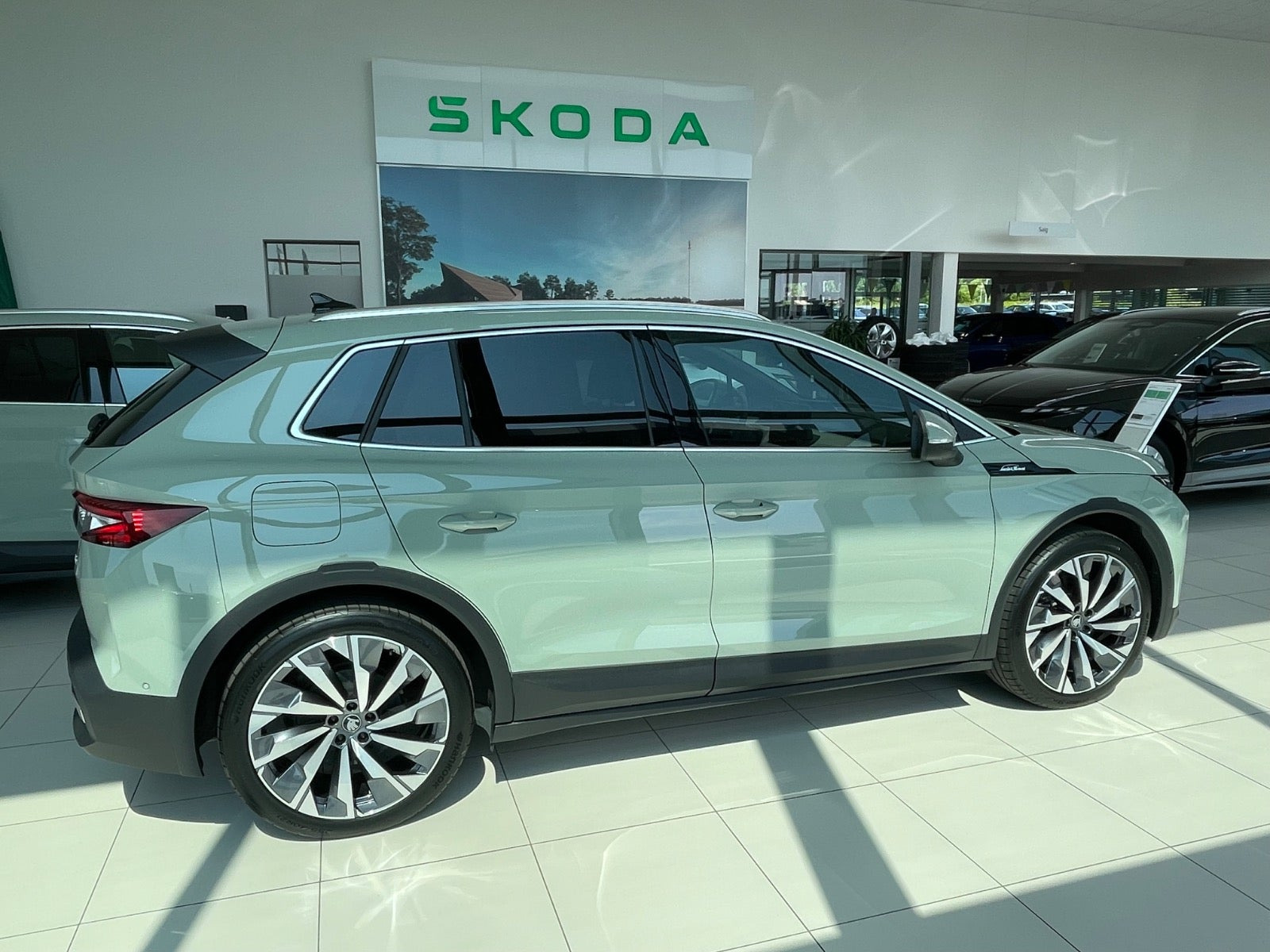 Grøn Skoda Elroq fra 2026