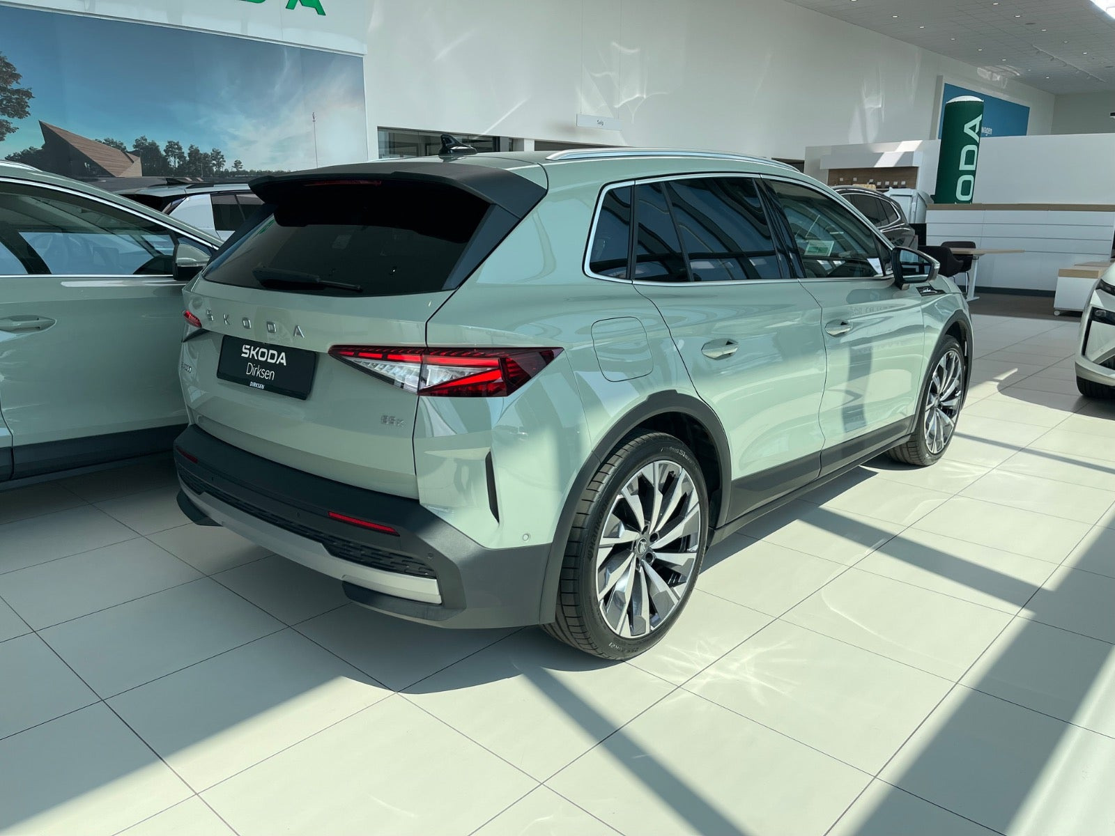 Grøn Skoda Elroq fra 2026