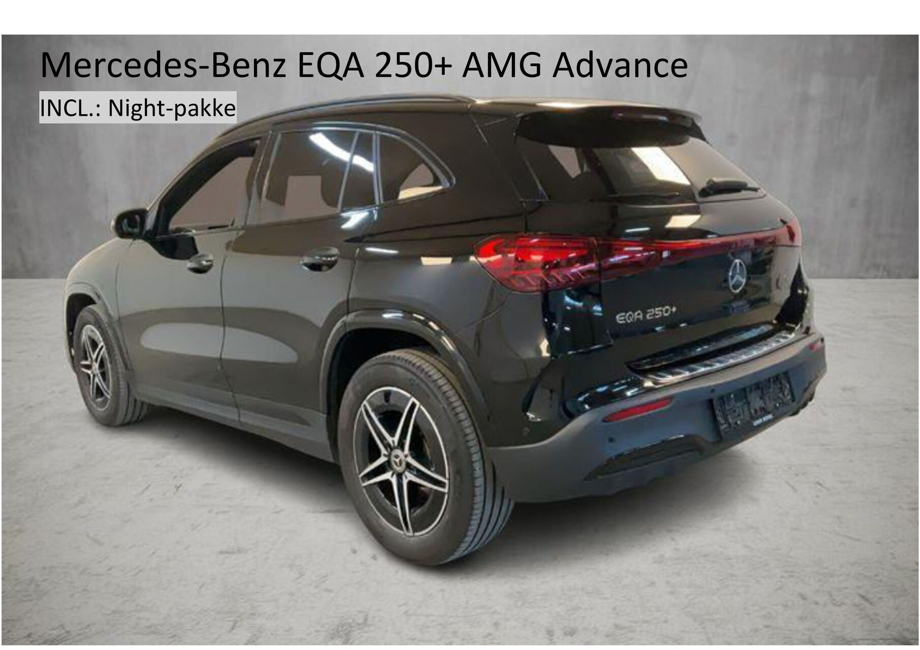 Sort Mercedes EQA 250+ fra 2024