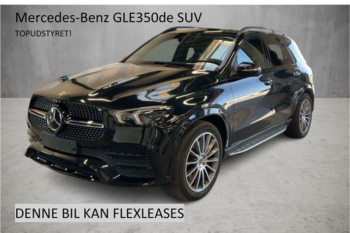 Grøn Mercedes GLE350 de fra 2023