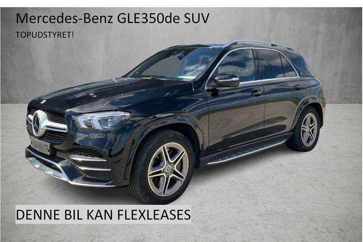 Sort Mercedes GLE350 de fra 2022