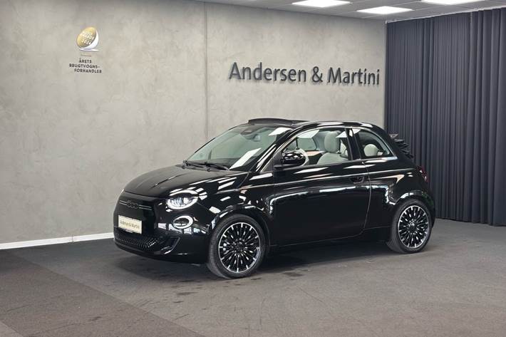Sort Fiat 500e fra 2023