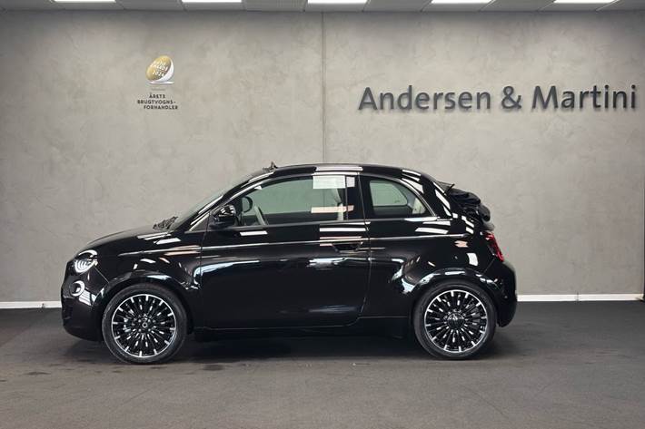 Sort Fiat 500e fra 2023