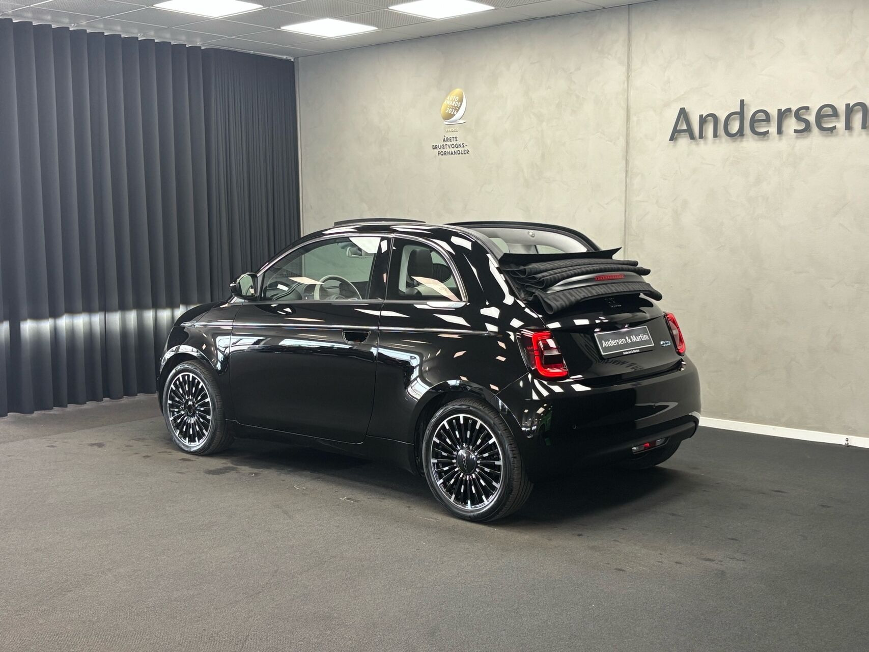 Sort Fiat 500e fra 2023