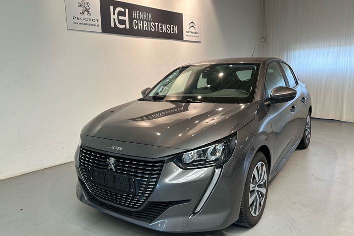 Grå Peugeot 208 fra 2020