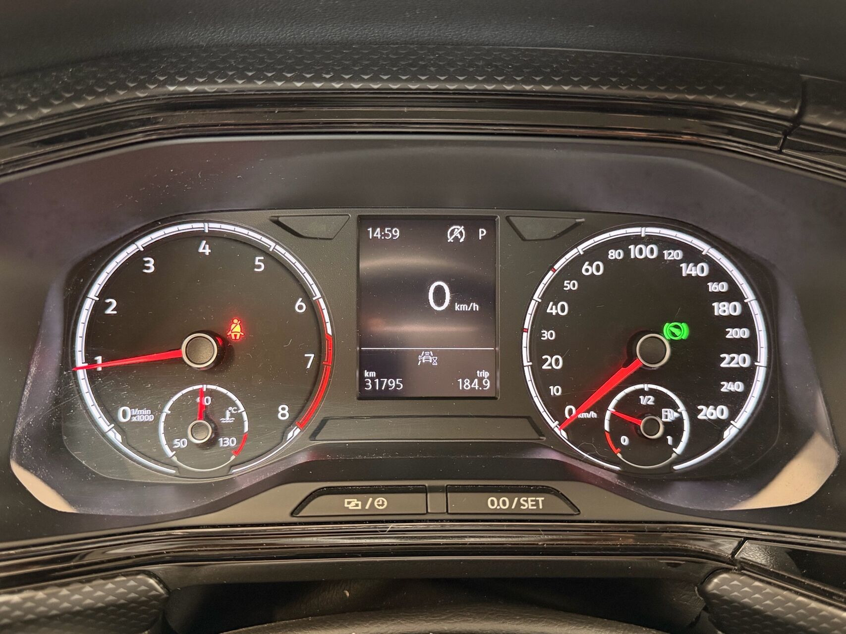 Beige VW T-Cross fra 2020