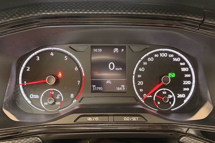 Beige VW T-Cross fra 2020