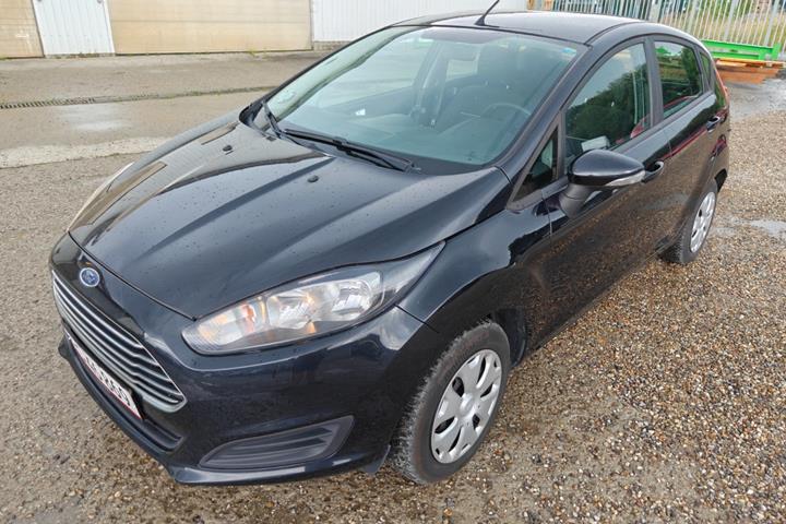 Gul Ford Fiesta fra 2014