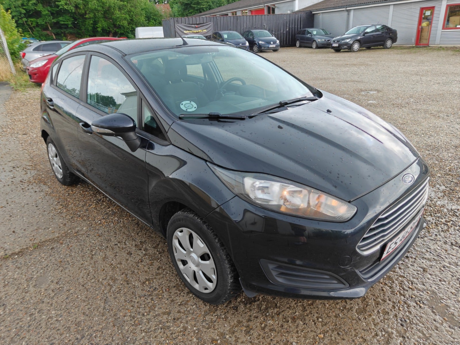 Gul Ford Fiesta fra 2014