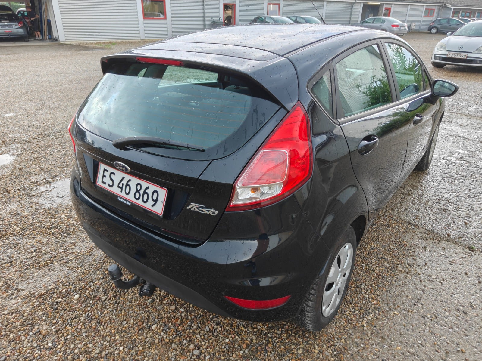 Gul Ford Fiesta fra 2014