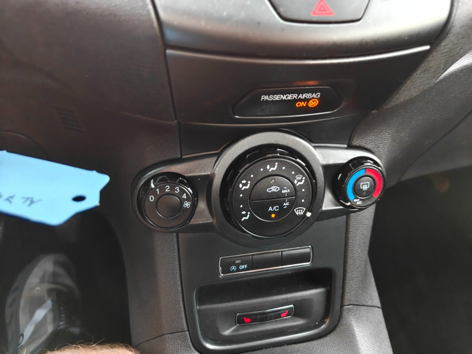 Gul Ford Fiesta fra 2014