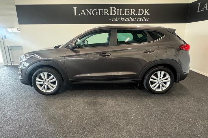 Grå Hyundai Tucson fra 2019