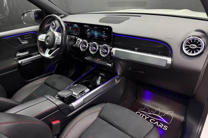 Hvid Mercedes GLB250 fra 2020