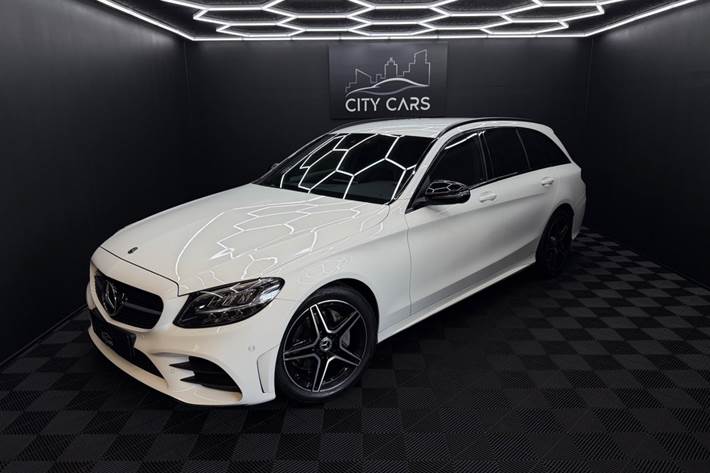 Hvid Mercedes C220 d fra 2021