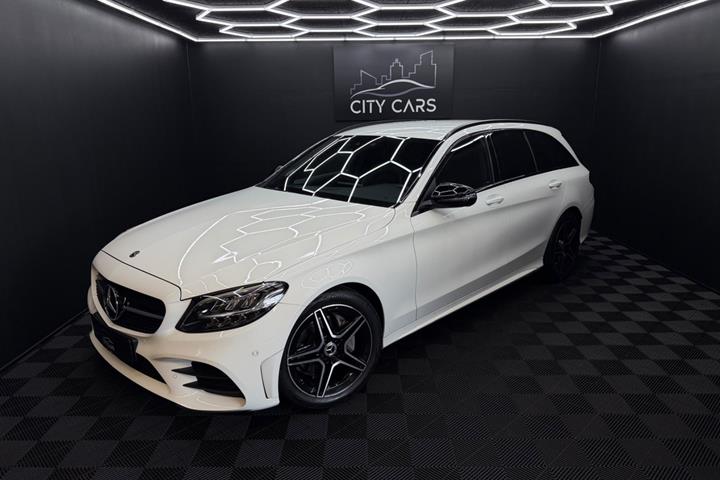 Hvid Mercedes C220 d fra 2021