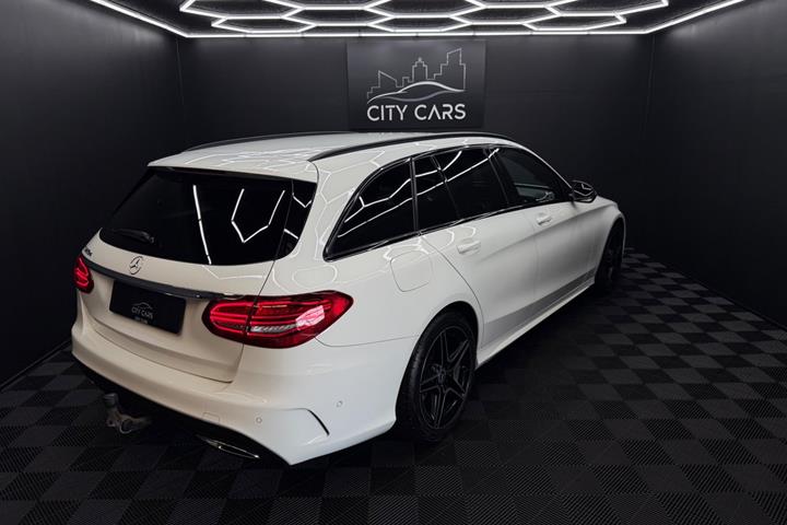 Hvid Mercedes C220 d fra 2021