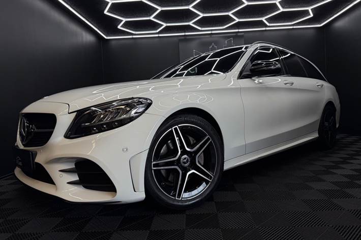 Hvid Mercedes C220 d fra 2021