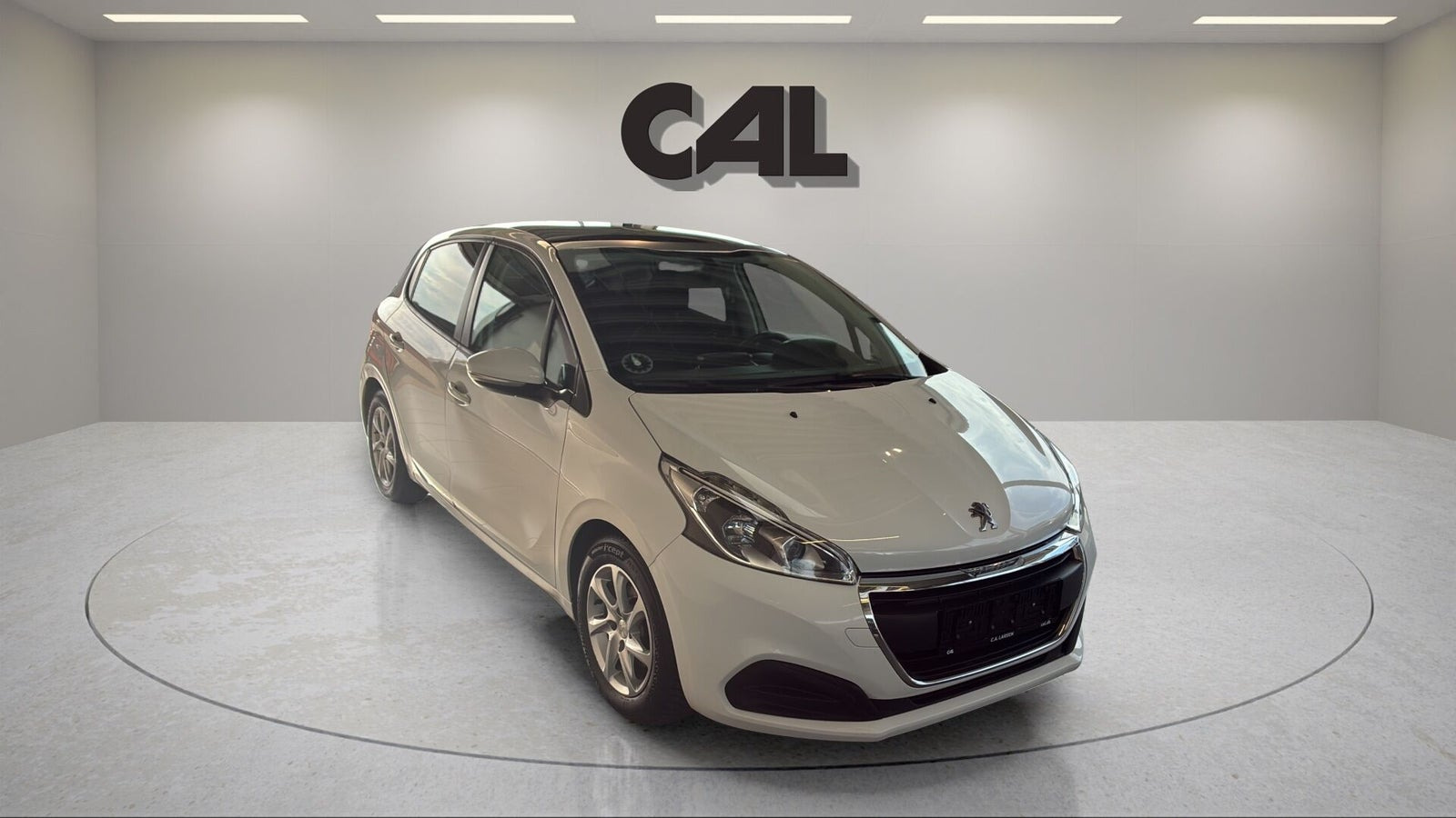 Hvid Peugeot 208 fra 2016
