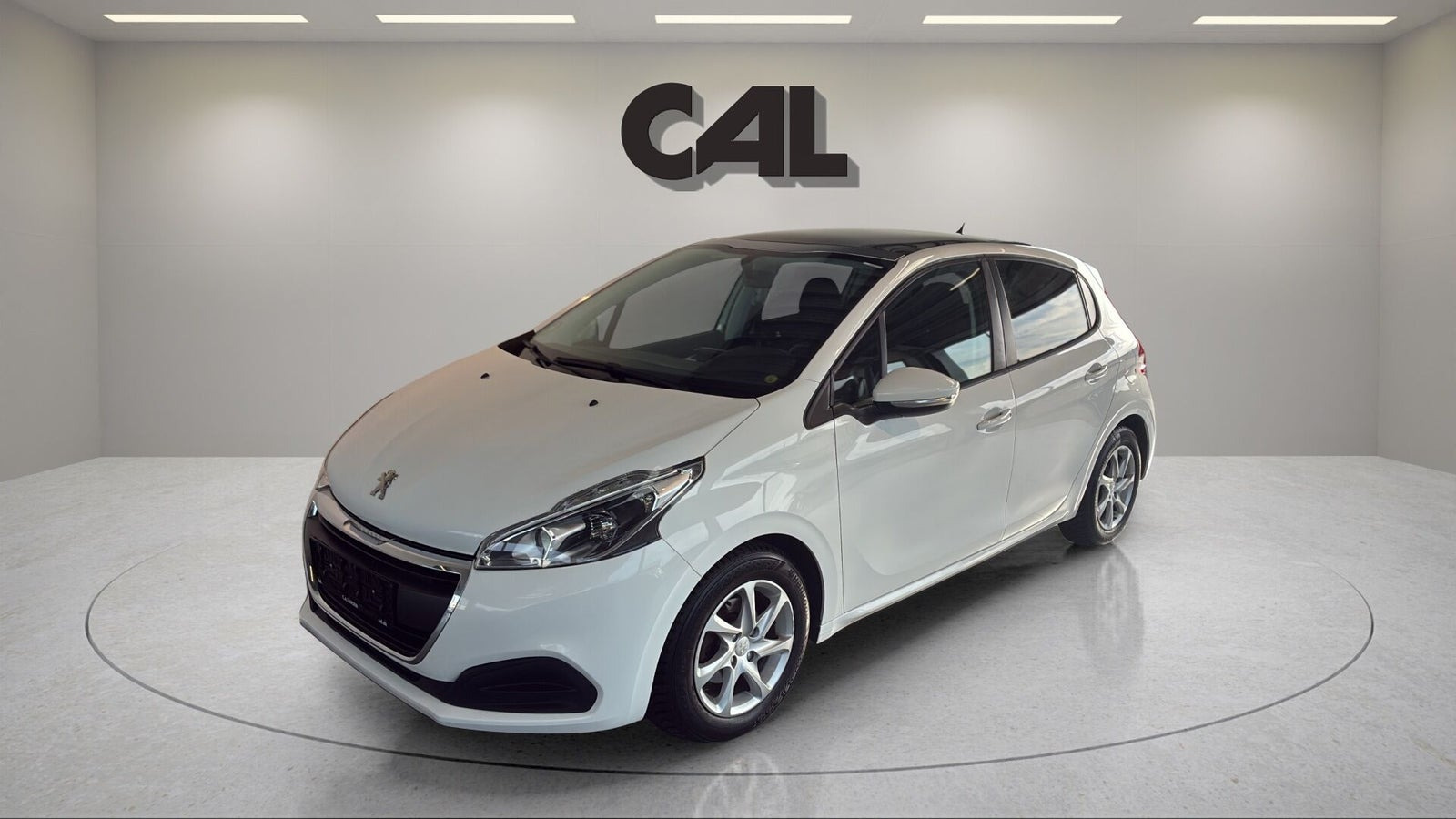 Hvid Peugeot 208 fra 2016