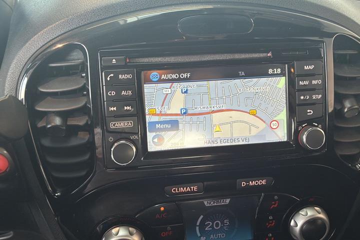 Sort Nissan Juke fra 2018