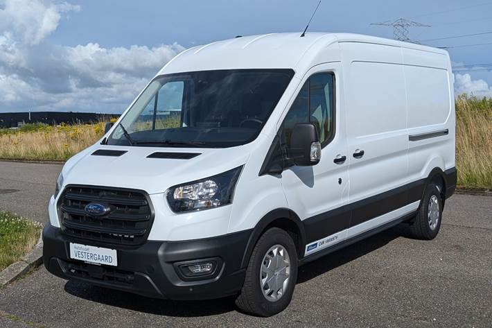 Hvid Ford Transit 350 L3 Van fra 2023