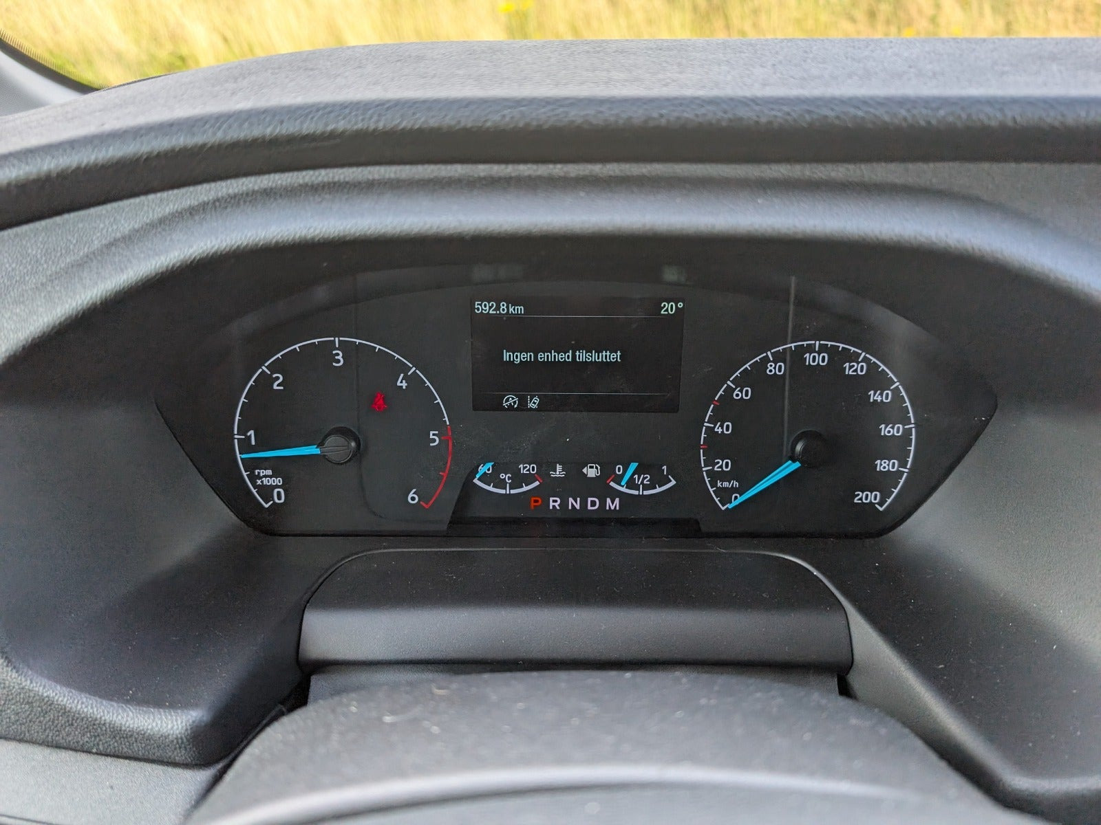 Hvid Ford Transit 350 L3 Van fra 2023
