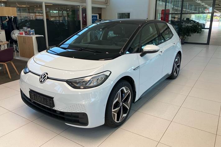 Hvid VW ID.3 fra 2023