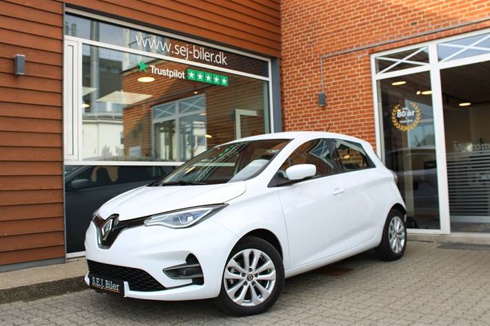 Hvid Renault Zoe fra 2021
