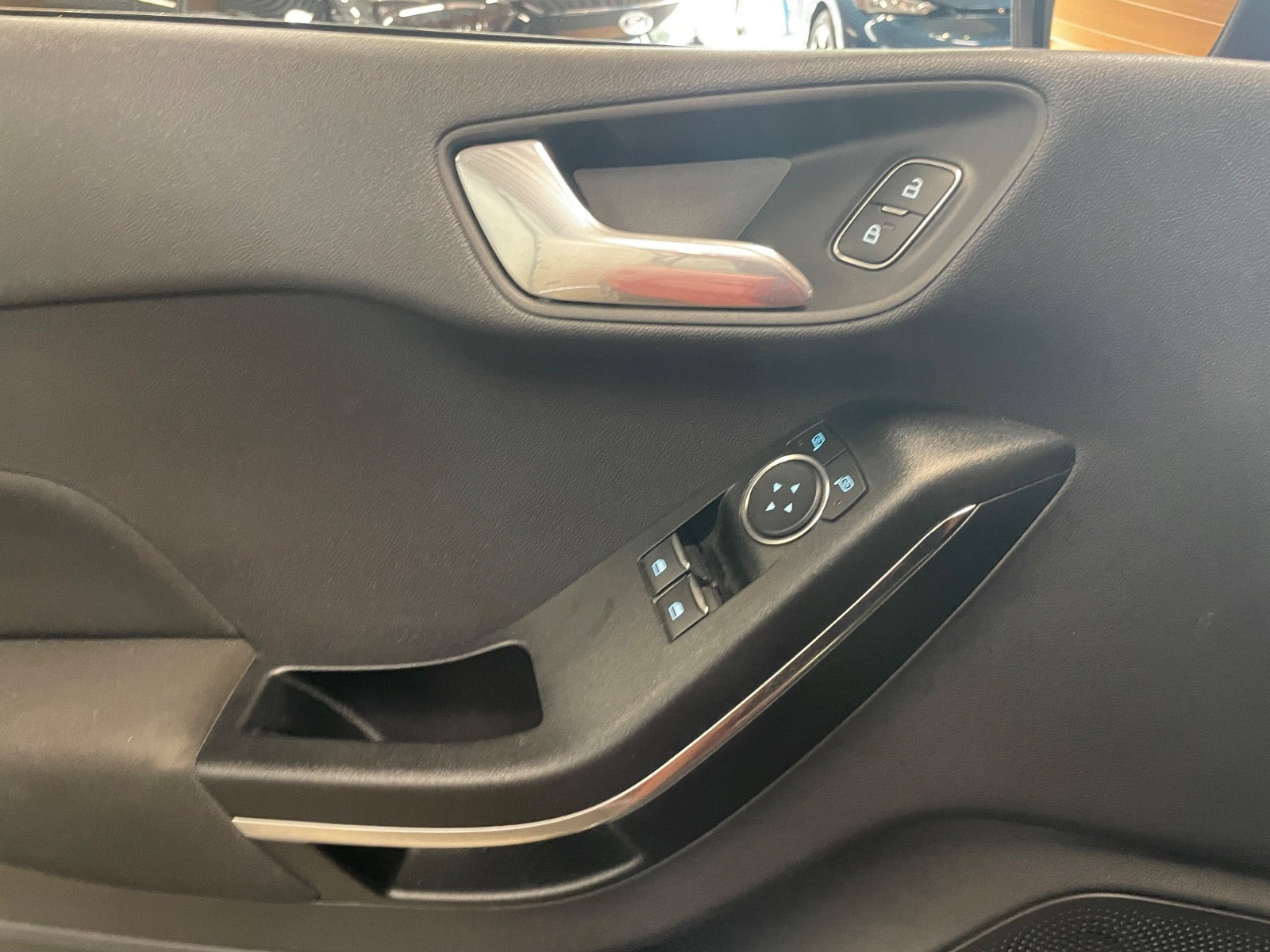 Rød Ford Fiesta fra 2018