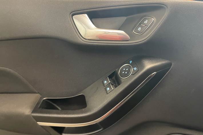 Rød Ford Fiesta fra 2018