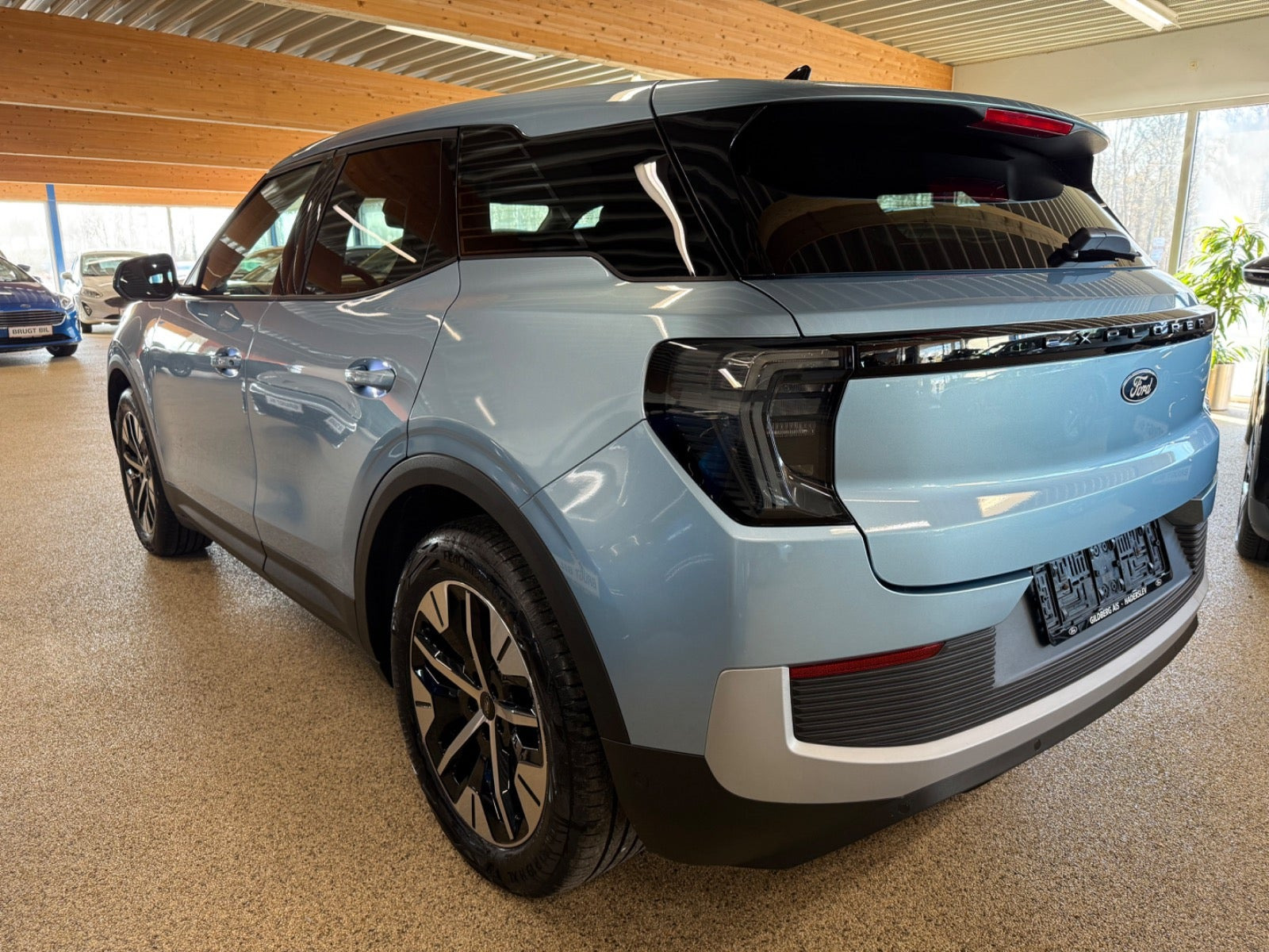 Blå Ford Explorer fra 2025