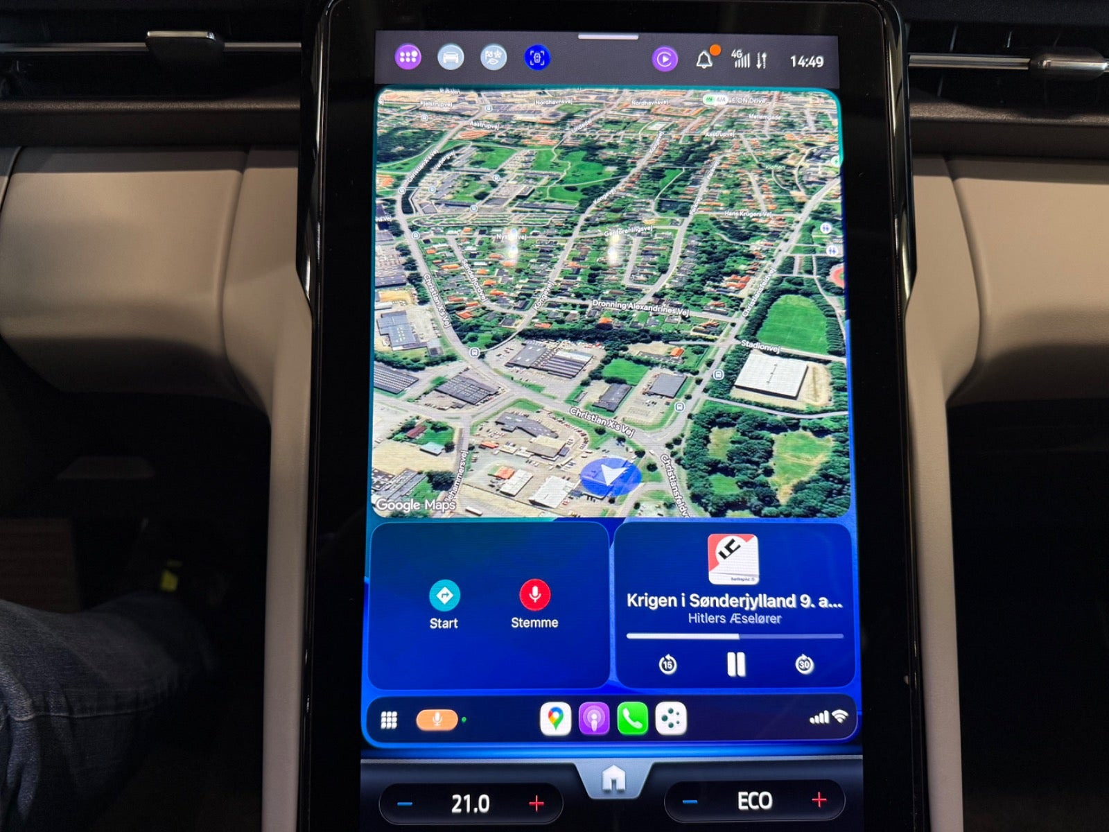Blå Ford Explorer fra 2025