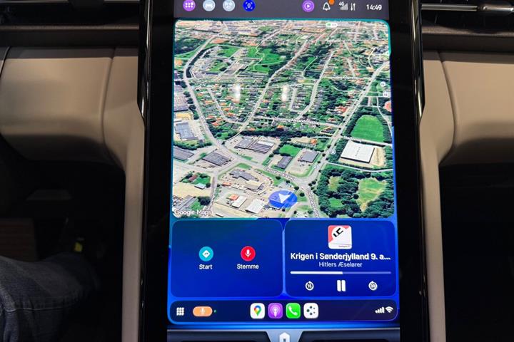 Blå Ford Explorer fra 2025