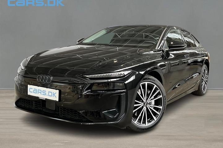 Sort Audi A6 fra 2026 set udefra