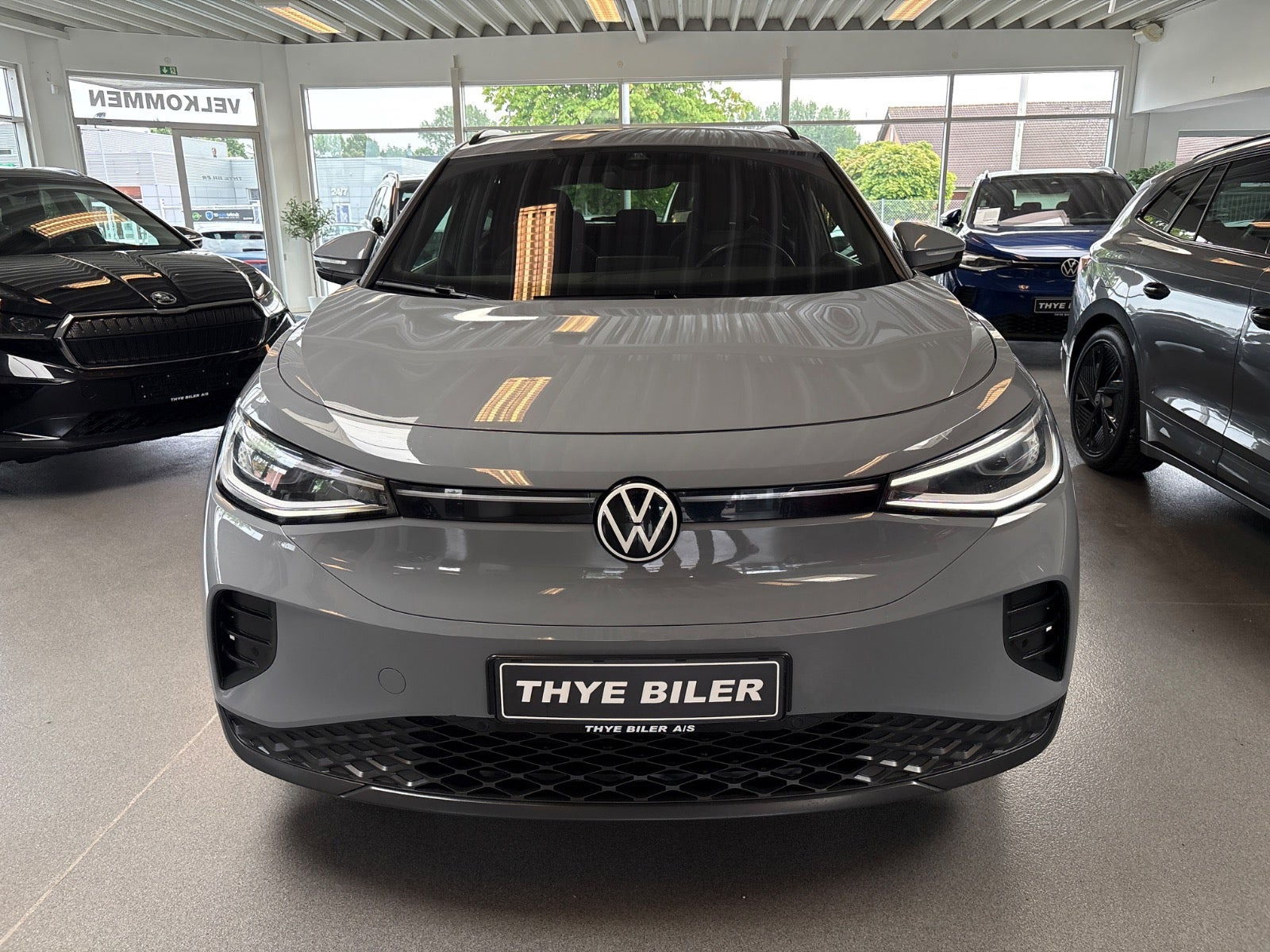 Grå VW ID.4 fra 2023