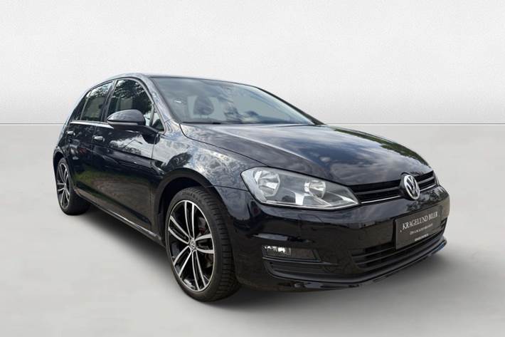 Grøn VW Golf VII fra 2014