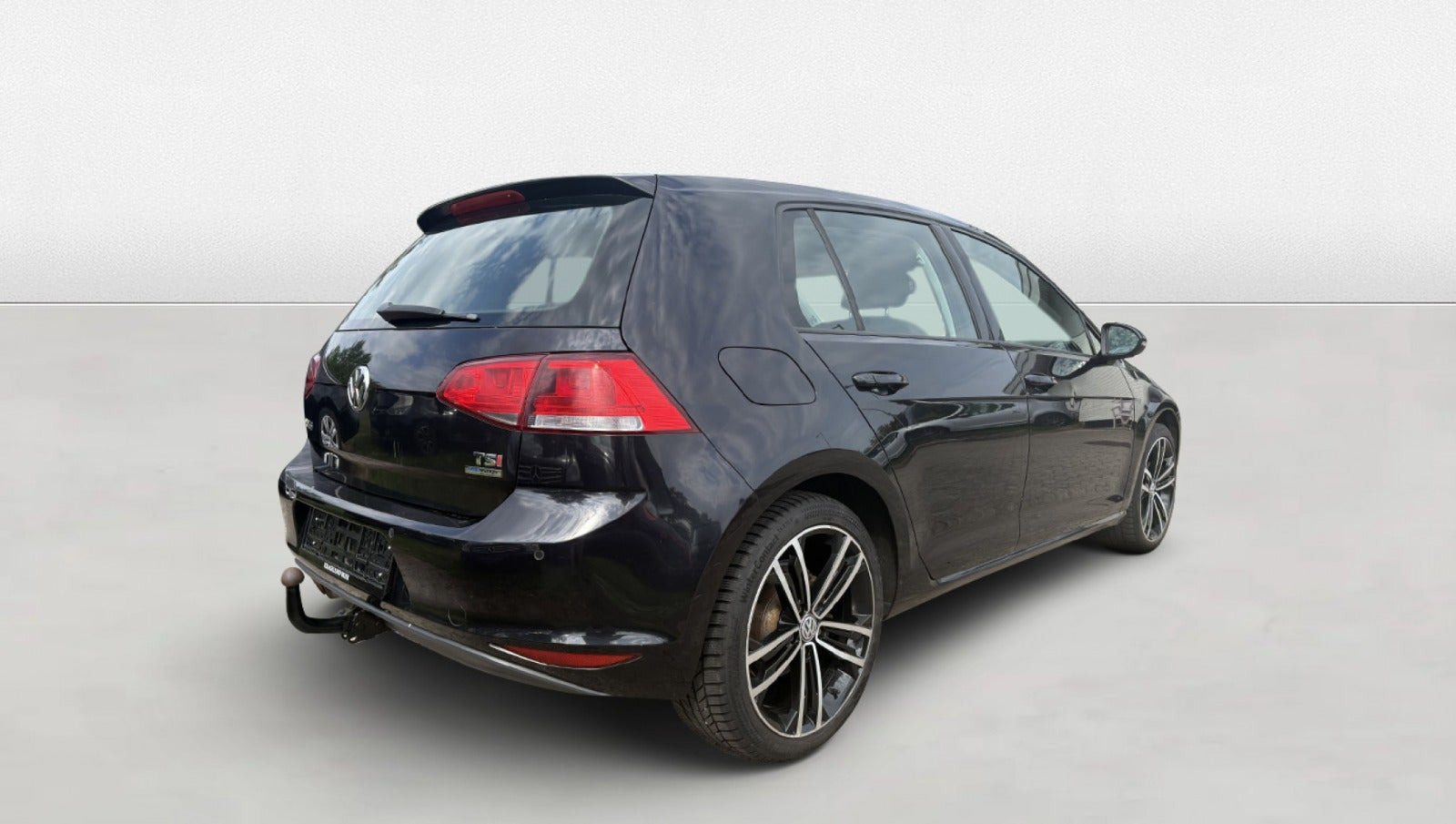 Grøn VW Golf VII fra 2014