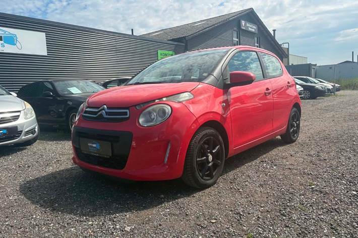 Rød Citroën C1 fra 2014