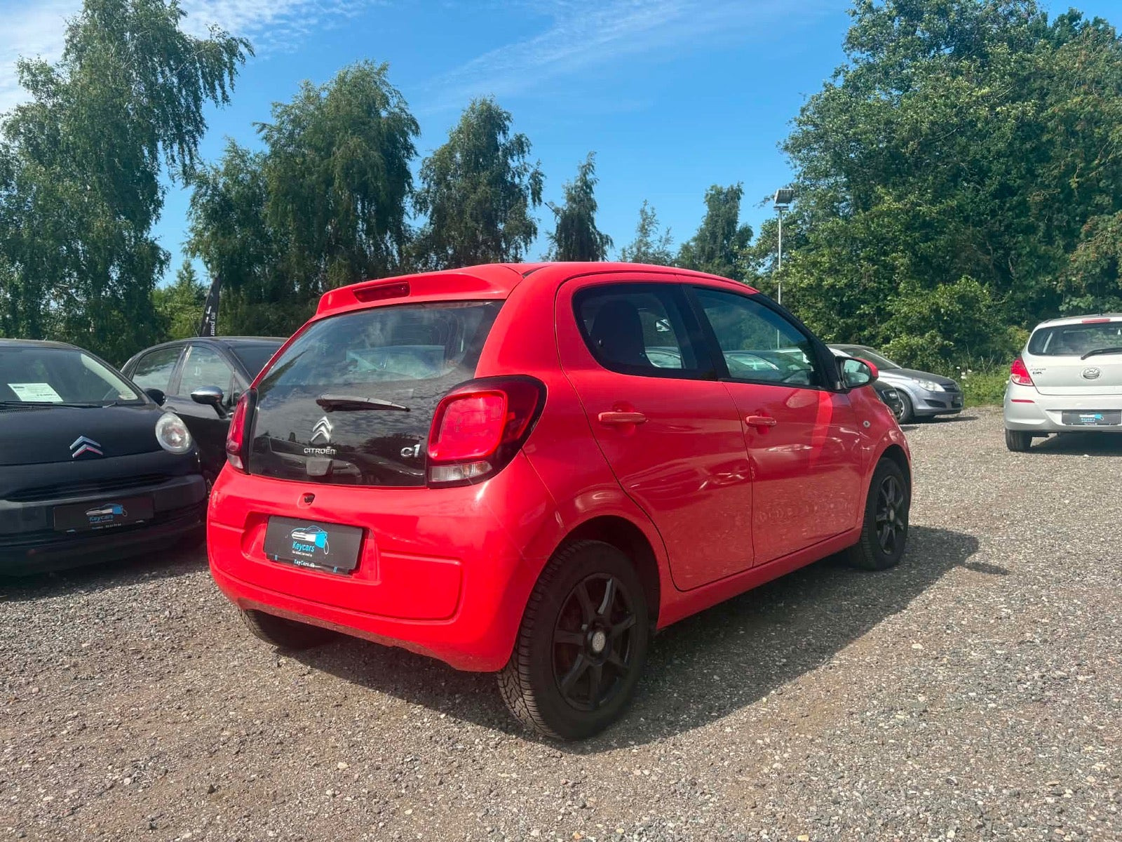 Rød Citroën C1 fra 2014