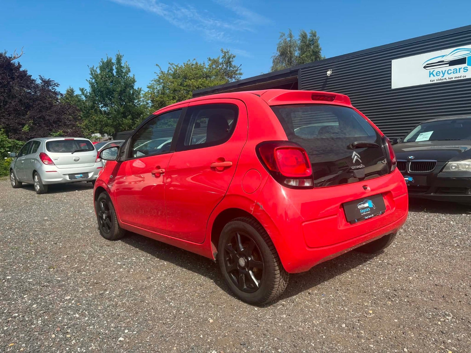 Rød Citroën C1 fra 2014
