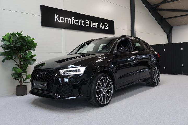 Sort Audi RS Q3 fra 2016 set udefra