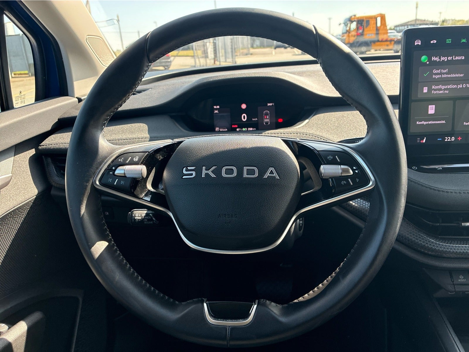 Blå Skoda Elroq fra 2025
