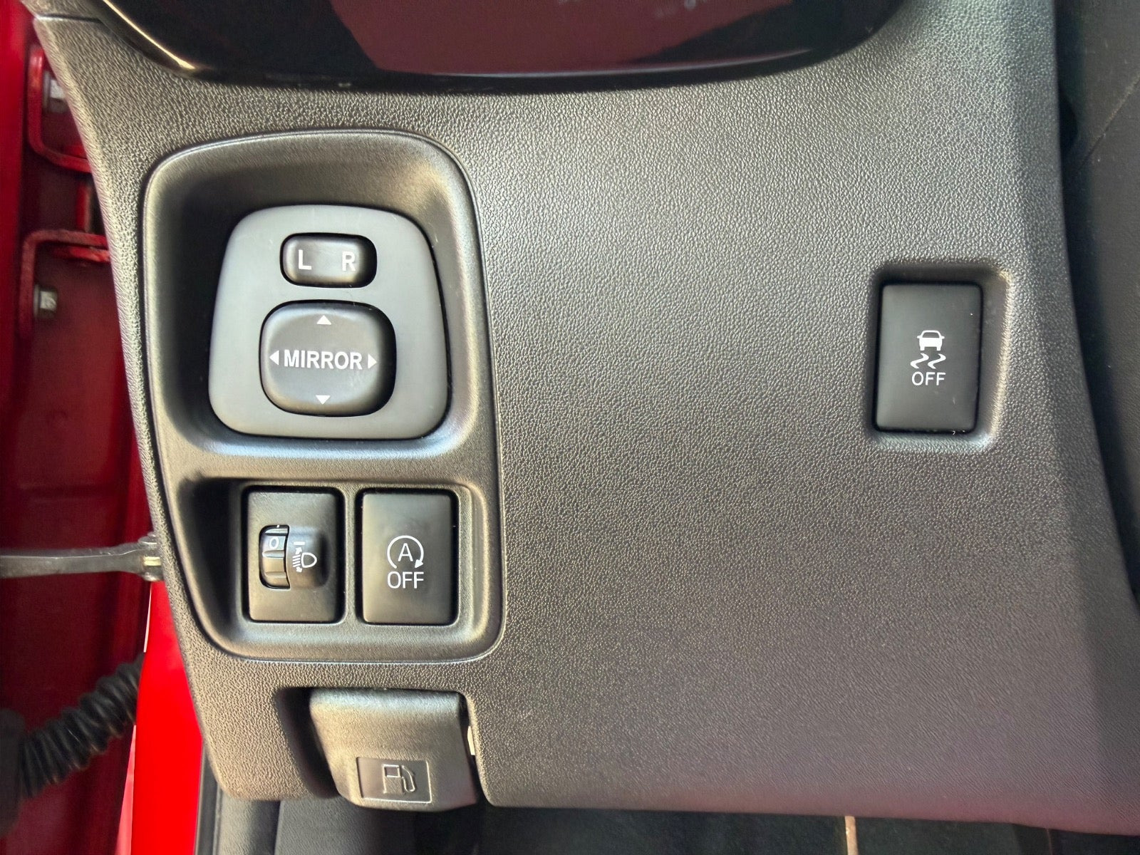 Rød Toyota Aygo fra 2018