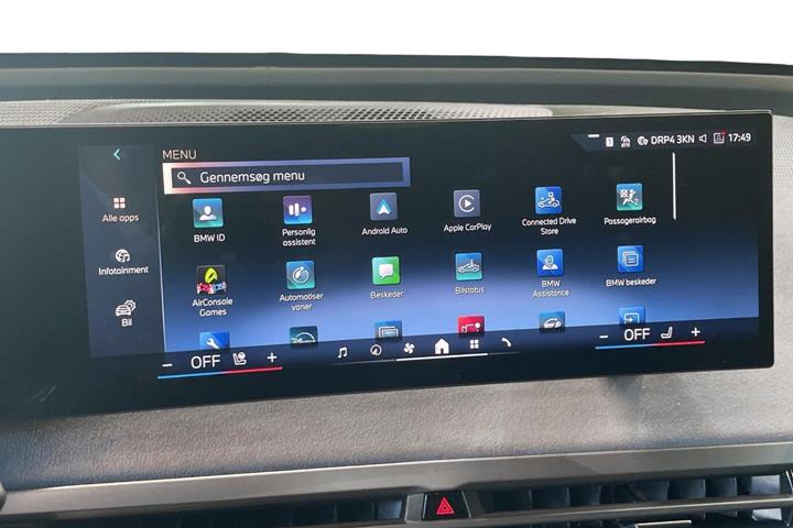 Sort BMW iX fra 2026